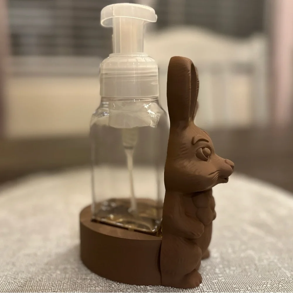 Chocolate Bunny Soap Holder for Bath & Body Works Bottles